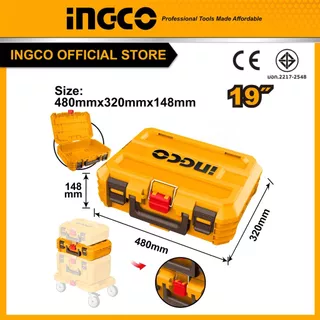 INGCO กล่องเครื่องมือ 19” แบบสแต็ค PBXS102