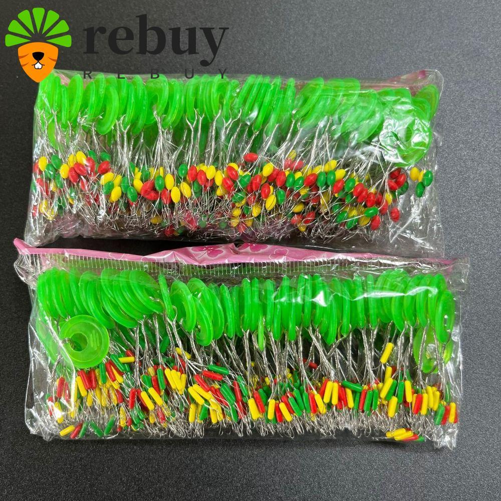 REBUY 600 ชิ้นตกปลา Space Beans น้ําหนักเบา S/M/L ตกปลา Stopper Bobber Stopper Floats Bal ปลาคาร์พอุ