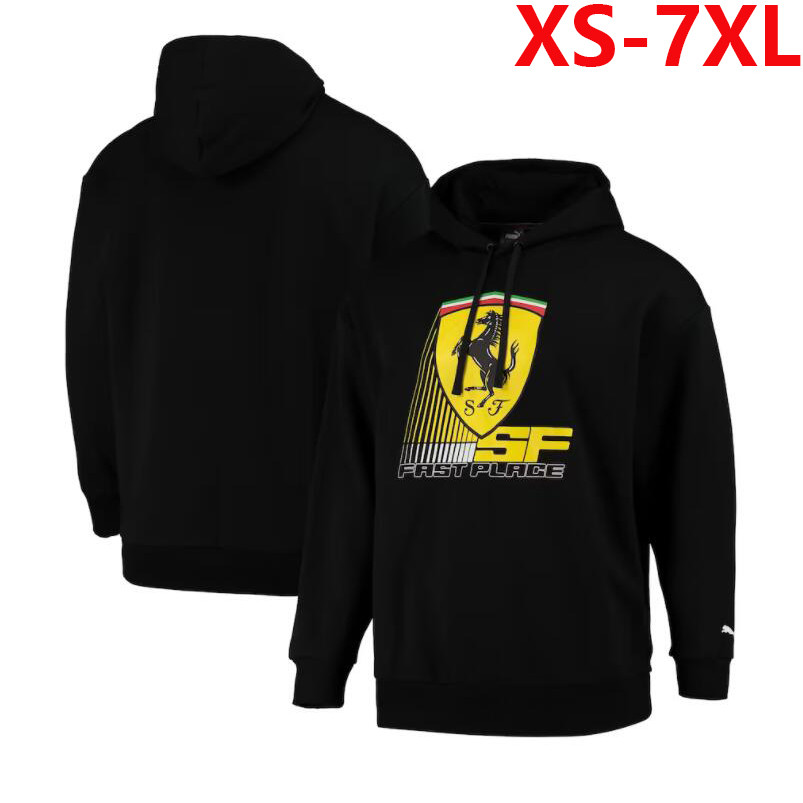 2026 ใหม่ F1 Unisex เสื้อแขนยาวและแจ็คเก็ต + F1 Ferrari Racing ทีม Hoodie