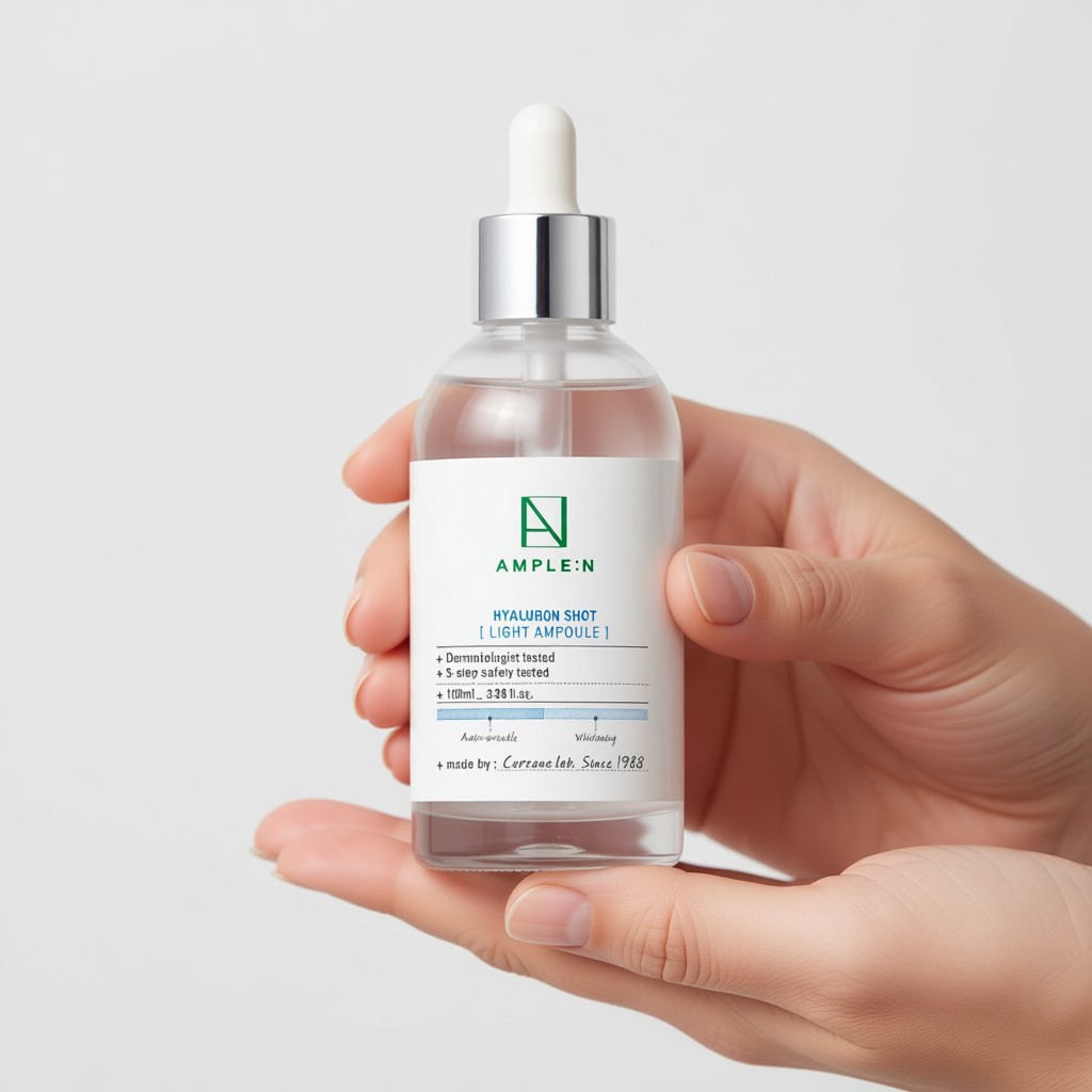 [ample:n] Hyaluron Shot Light Ampoule, 100ml, 1pc / Korean Ampoule / Quick Absorption / ของแท้ 100% 