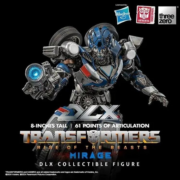 THREEZERO Transformers MIRAGE DLX COLLECTIBLE FIGURE