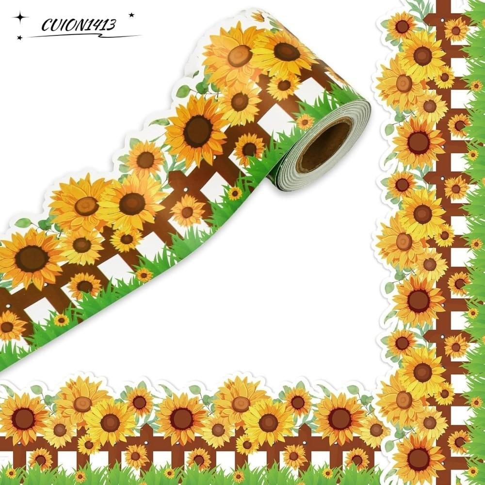 CUION1413LZ กระดานดํา Bulletin Board Border, 7.5 ซม.กระดาษขอบ, DIY Self กาวสติกเกอร์ตกแต่งงานฝีมือทําด้วยมือ