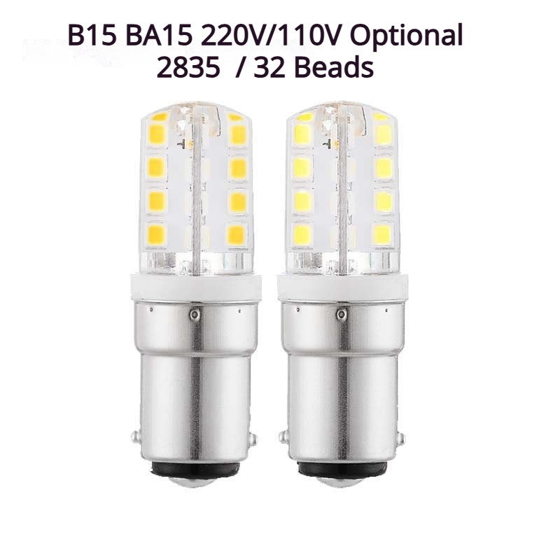 [อุปกรณ์เสริม 110V/220V] B15 BA15D ไฟ LED เรือประหยัดพลังงาน ไฟข้าวโพด LED 3W