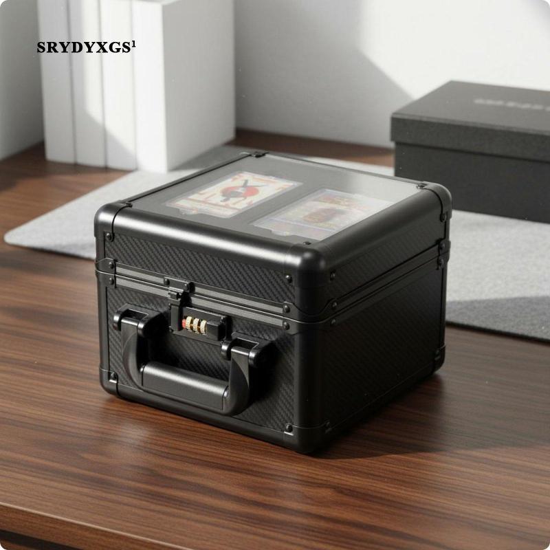 [srydyxgs1] เคสการ์ดคู่พร้อมกล่องผู้ถือบัตรเกรดล็อคแบบรวมโซลูชันการจัดเก็บที่ทนทานสําหรับคอลเลกชันการ์ด PSA BGS