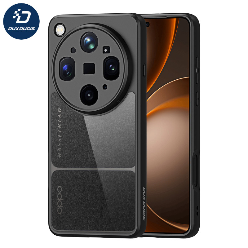 สําหรับ OPPO Find X9 Ultra กรณี ELVEV DUX DUCIS Aimo Series กันกระแทก PC + TPU โปร่งใสกลับ Clear ฝาครอบป้องกัน