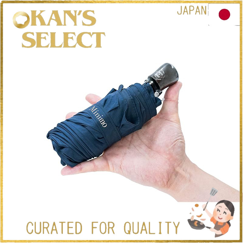 【Minimo Ultra Compact Automatic Open-Close Folding Umbrella】 Small One-Touch Folding Umbrella, Compa