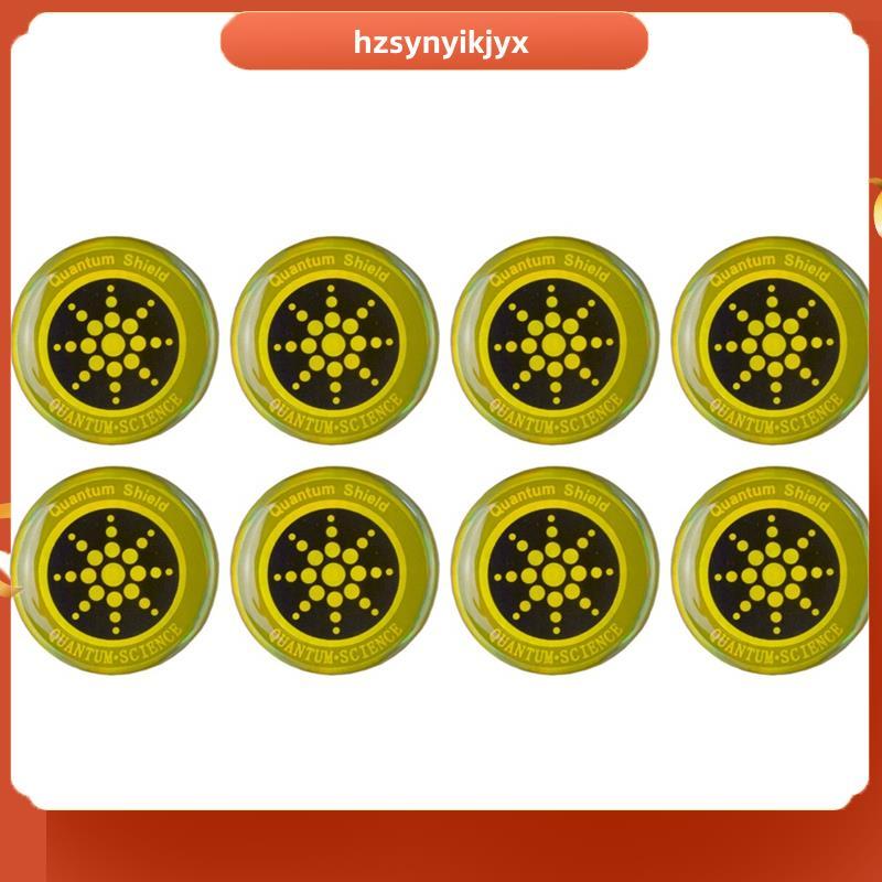 hzsynyikjyxสติกเกอร์ EMF ป้องกันรังสี 8 ชิ้นสติกเกอร์ป้องกันรังสี EMF Shielding Blocker