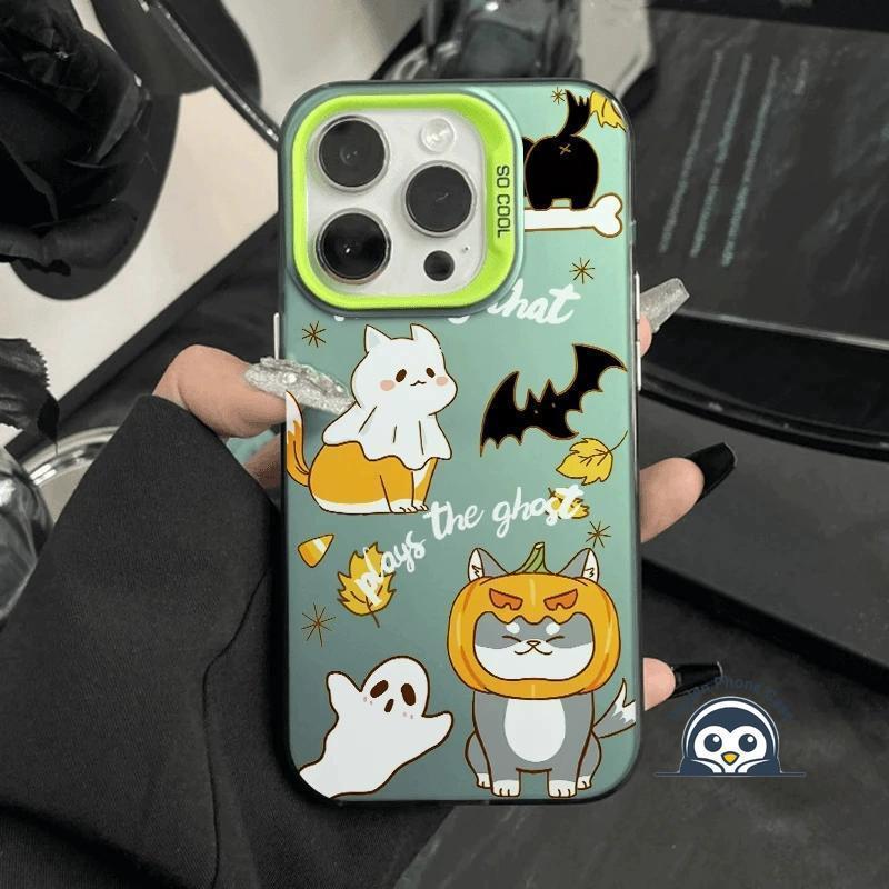 น่ารัก Ghost Cat เคสโทรศัพท์สําหรับ Vivo Y400 Y300i Y200 Pro Y200i Y200E Y100 Y100i Y95 Y93S Y91 Y93