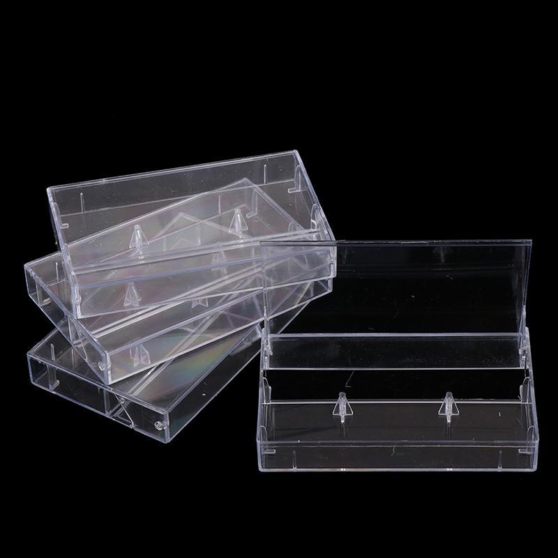 WOW 10 ชิ้นบันทึก nk Cassette Case กล่องเก็บเสียงกล่องกันฝุ่นโปร่งใส TH