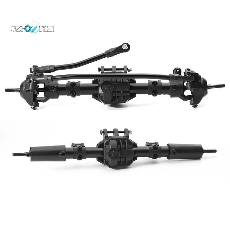 Gzhxdiizi2 ชิ้นด้านหน้าและด้านหลัง Differential Axle สําหรับ SCX10 II 90046 90047 1/10 RC Crawler รถ