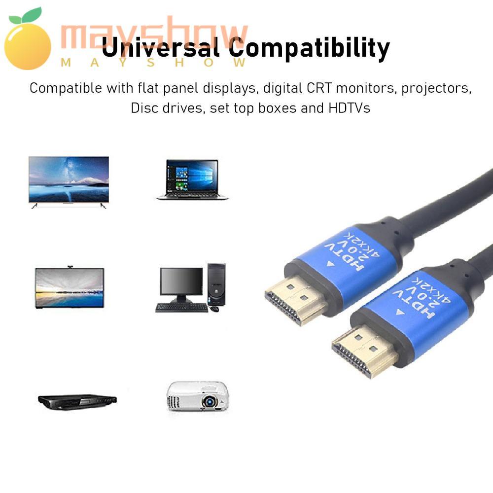 MAYSHOW 4K Ultra HD Cable, 4Kx2K HDTV 2.0V Ethernet HD มัลติมีเดียอินเทอร์เฟซ 2.0 สาย, Plug and Play