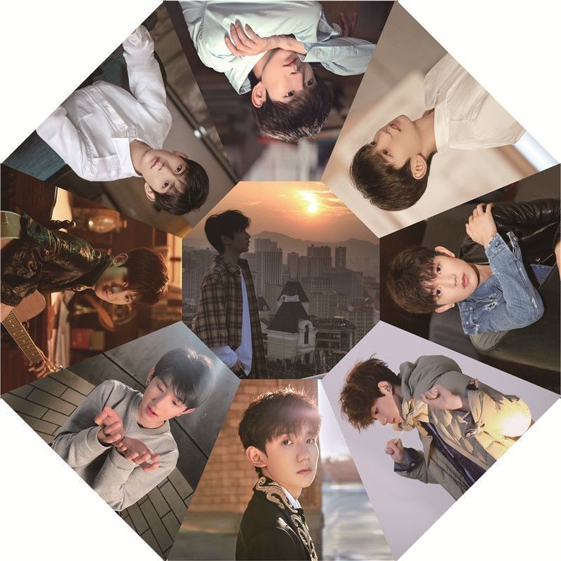 TFBOYS Yi Yang Qianxi ร่มซันนี่ Wang Junkai Wang Yuan#TFBOYS易烊千玺晴雨伞王俊凯王源
