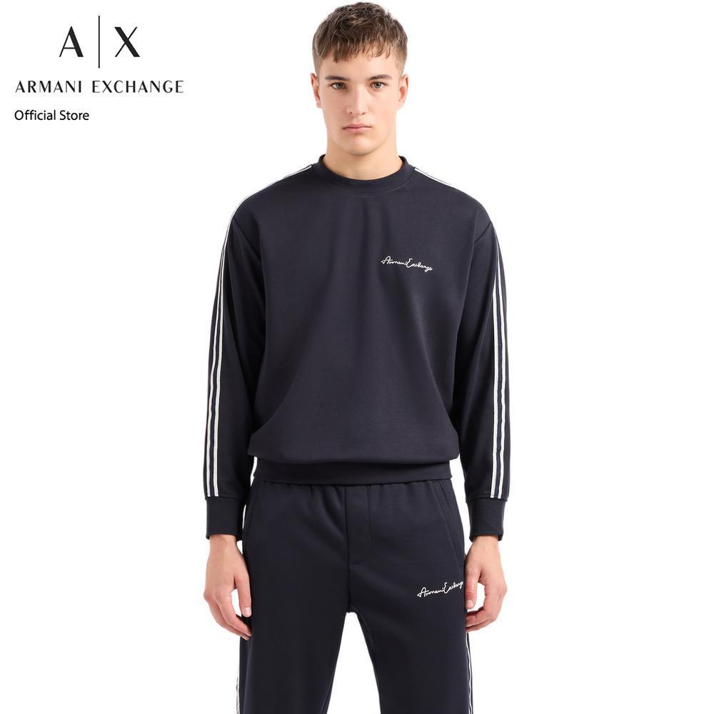 Armani Exchange เสื้อสเวตเชิ้ตผู้ชาย รุ่น 8NZMSG-Z9N1Z-1510 สีกรมท่า