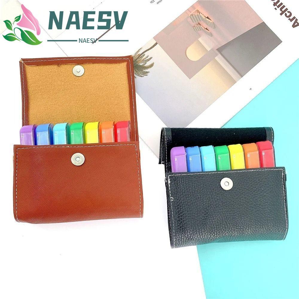 NAESV 7 วันยา Organizer, Week Mark Reusable Weekly Pill Organizer กล่องสะดวกฝุ่นแบบพกพา 4 ครั้งวันที