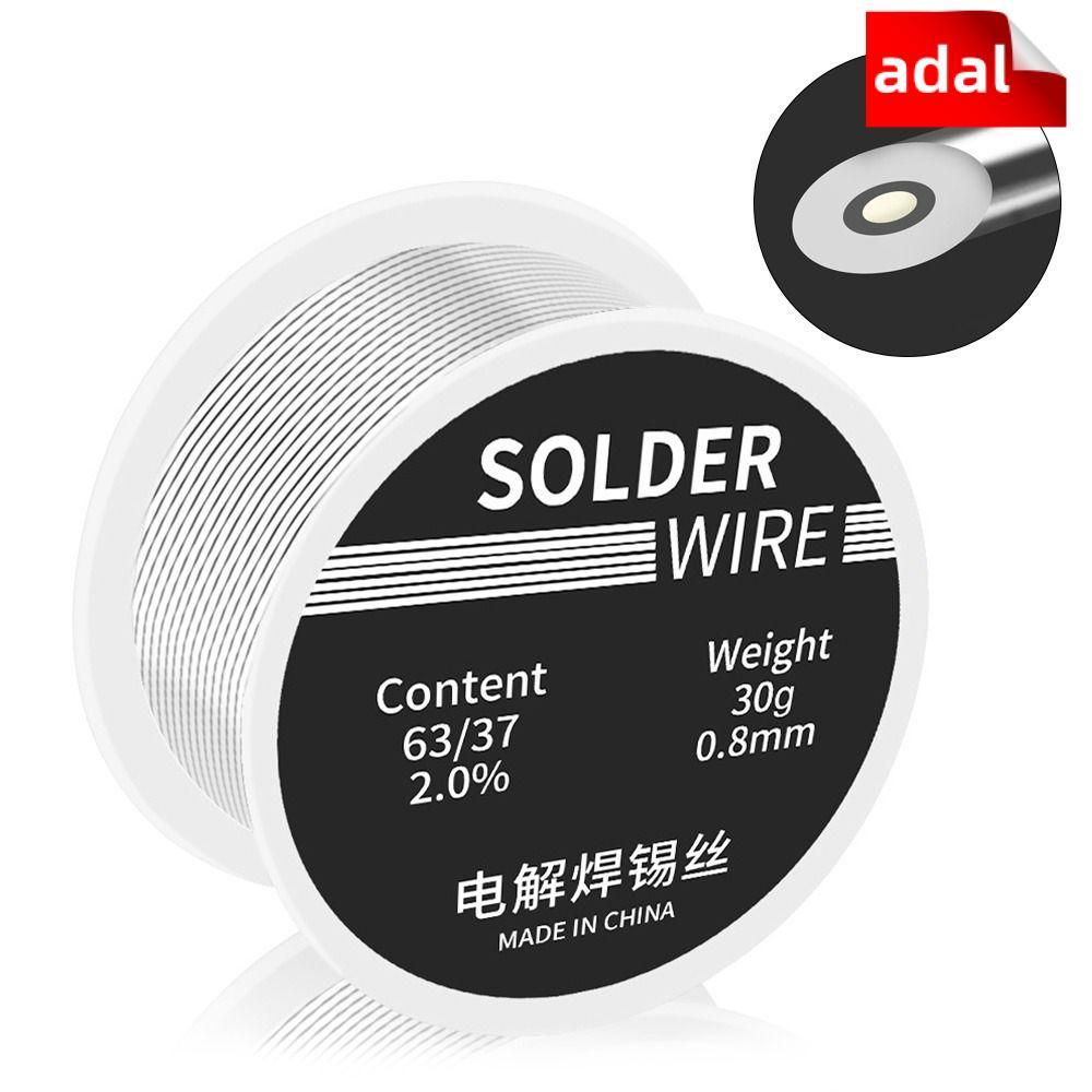 ADAL 30g 0.8mm Corel Solder FLUX 2.0% High Purity Low-melting ไฟแช็ก Solder Wire