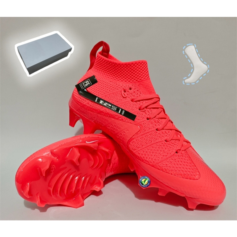 รองเท้ารักบี้ Vapor Edge 360 Untouchable Red Fg กันลื่นและทนต่อการสึกหรอ Shock Absorption ขนาด:39-45