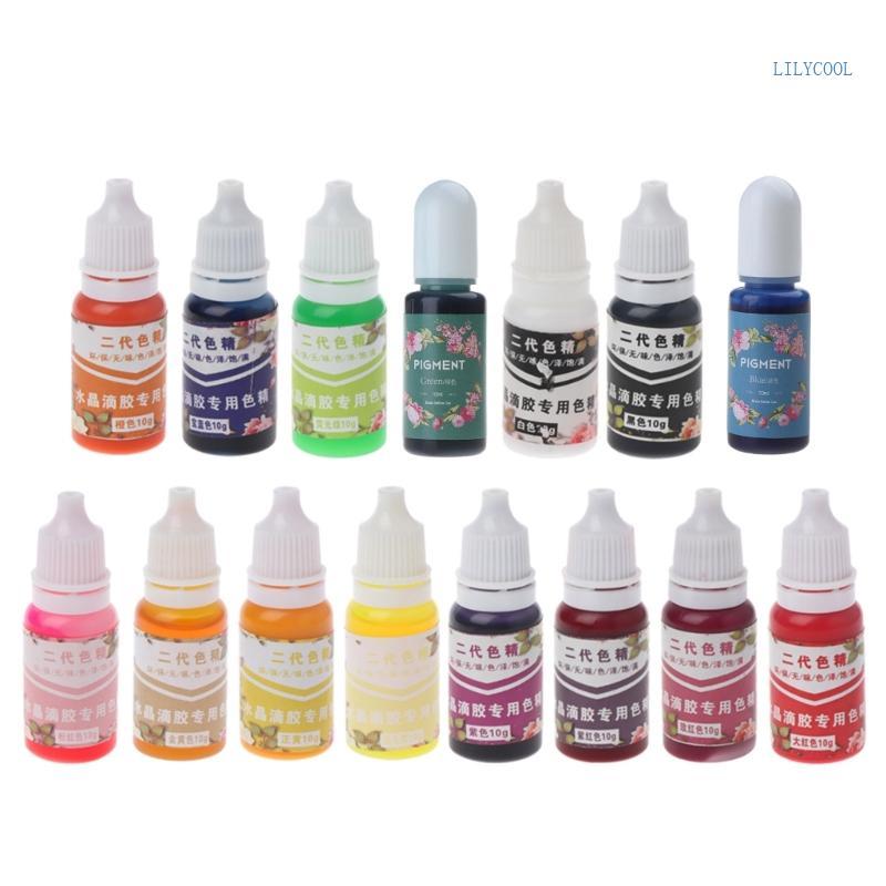 CH Epoxy Resin Pigment Liquid Dye 15 สีโปร่งใสปลอดสารพิษ Epoxy Resin Dye