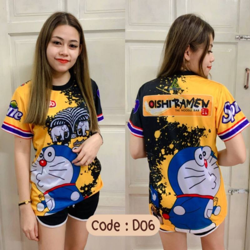 :jersey thailand เสื้อโดราเอมอน เสื้อผู้ใหญ่ อะนิเมะ New Jersey Thailand Chang Doraemon Limited Edition 2022