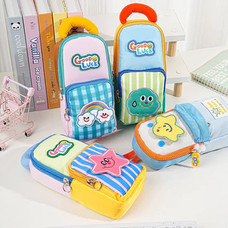 การจับคู่สี ตีนตุ๊กแก กล่องดินสอมูลค่าสูงความจุขนาดใหญ่กล่องเครื่องเขียนอุปกรณ์การเรียนwj845