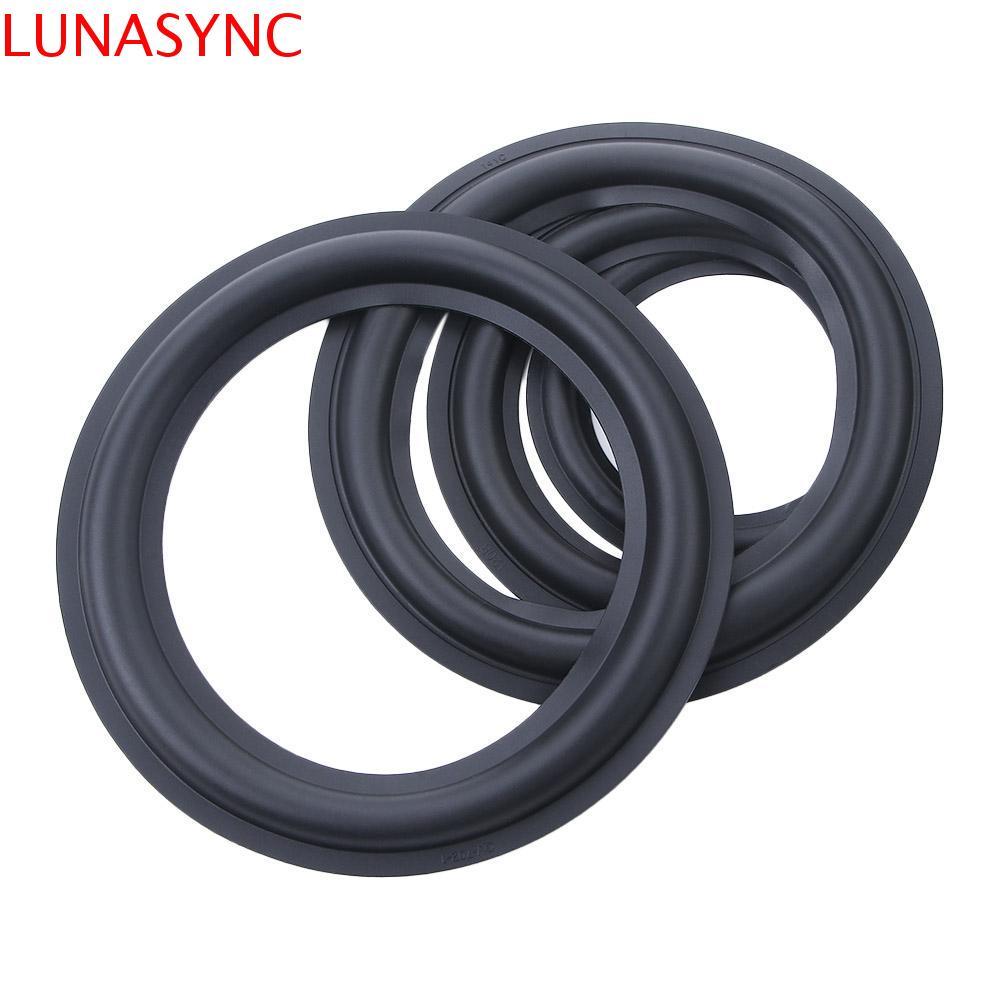 LUNASYNC ลําโพงพับขอบแหวนรอบทิศทางซับวูฟเฟอร์ลําโพงเสียงอะไหล่ซ่อม 7/8/9/10/12 INCH แหวนพับ