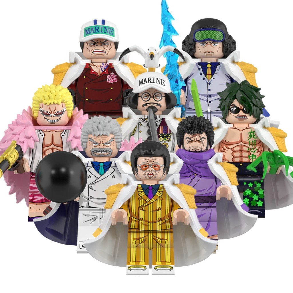 Anime One Piece Action Figure Monkey D Luffy Donguixote Doflamingo Roronoa Zoro ของเล่นคอลเลกชันบล็อ