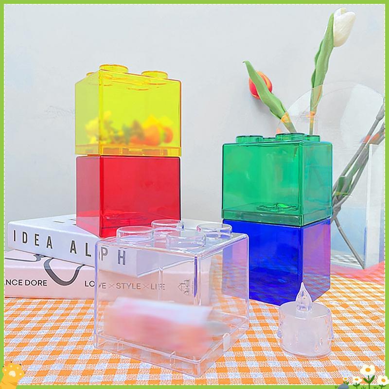 [JL] Blos Shape Coin Box Kids Money Bank Transparent Staable Storage Box Toy Gift for Children Coin 