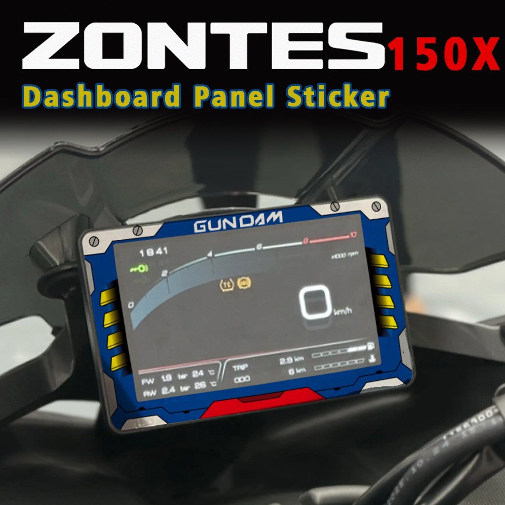 สําหรับ ZONTES 150X Dashboard แผงสติกเกอร์ 3M กันน้ําไวนิล Decal zontes 150x Dashboard Speedometer การปรับเปลี่ยนตกแต่งรถจักรยานยนต์อุปกรณ์เสริม