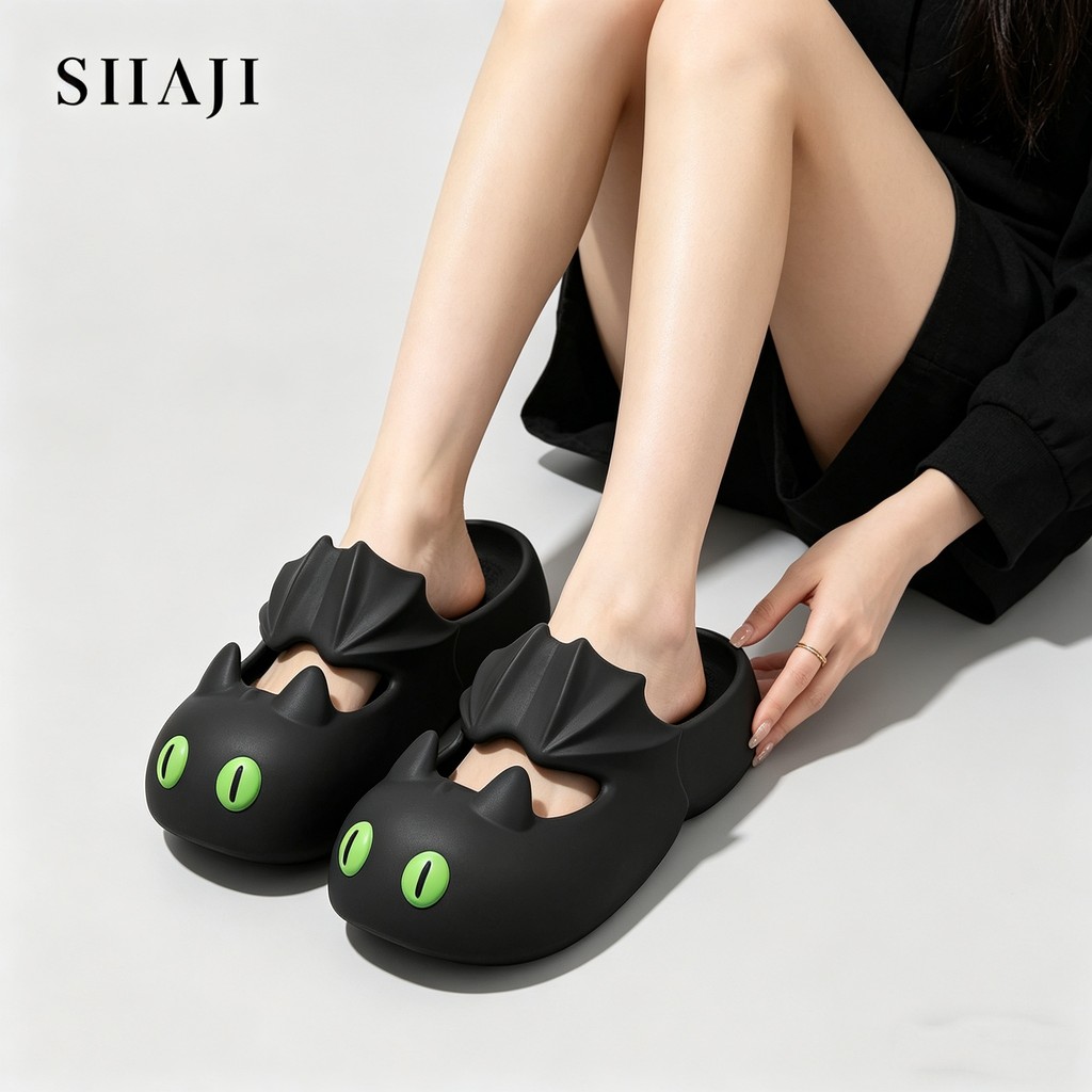รองเท้าแตะหญิง.ISFP แบบการ์ตูนน่ารัก ออกแบบใหม่ มีเทคโนโลยีAnti-slip ใช้งานได้นอกบ้านในฤดูร้อน