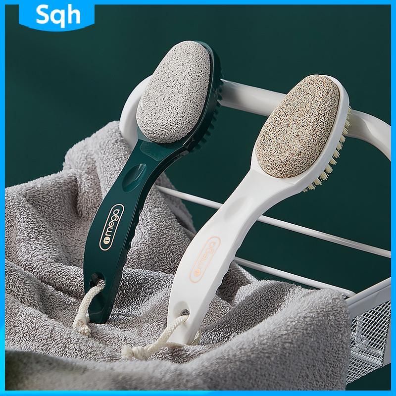 Bri 2-in-1 แปรงขัดเท้า Pedicure เครื่องมือสองด้านเท้าหินเจียร ywr