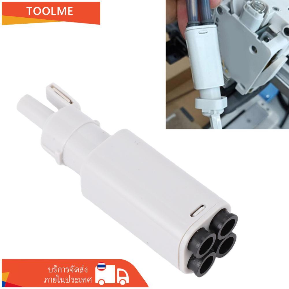 Toolme-TH Filament Hub ชุด Fit สำหรับ Bambu Lab A1 Mini/3D เครื่องพิมพ์อะแดปเตอร์ 3 ชิ้น PTFE ท่อข้อ
