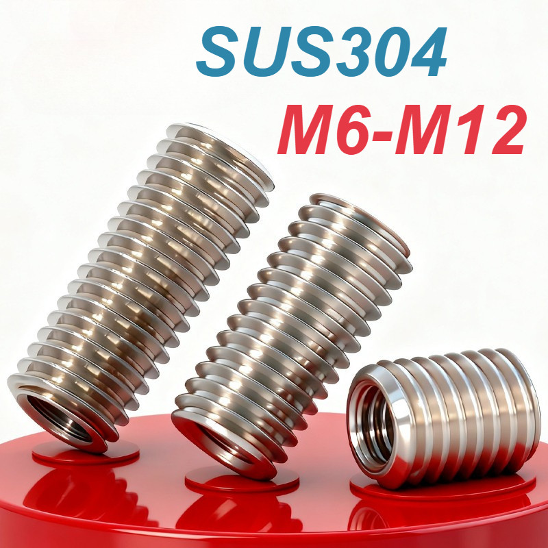 [XM-MB] 304 สแตนเลสสตีลเกลียว/ปลอกเกลียว-เมตริกด้ายหยาบ M6/M8/M10/M12 ด้ายภายนอกภายในตัวแปรเส้นผ่านศูนย์กลางแปลงอ่อนนุช