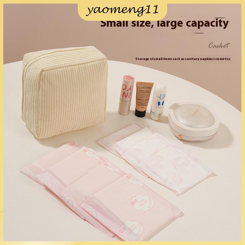 YMproof Toiletry Bag ผ้าอนามัย Pad Pouch Pad Pouch Cute Cosmetic Storage Pouch Cable Case TH