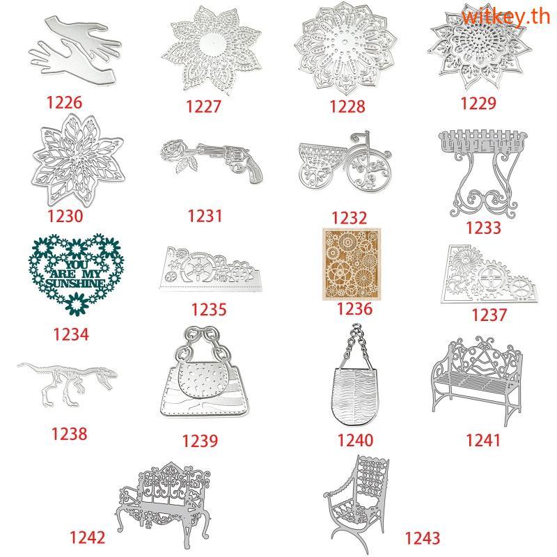 WIT Scrapbooking ตัดตายสําหรับการ์ดทําอัลบั้มรูป Journal ตกแต่ง