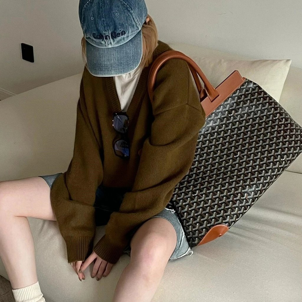 Multi-Styling Design Goyard Goyard Goyard Hardy Bag Tote Bag Hardy Bag กระเป๋าสะพายกระเป๋าถือกระเป๋า
