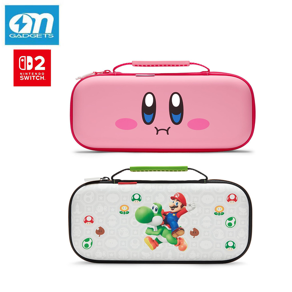 เคสป้องกัน PowerA สําหรับ Nintendo Switch 2, ถือการ์ดเกมสูงสุด 9 ใบและการ์ดด่วน microSD 2 ใบ, ขาตั้งเล่นแบบครบวงจร