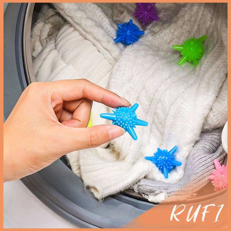 RUFI ลูกบอลซักผ้าช่วยไม่ให้ผ้าพัน  ซิลิโคนซักผ้า คละสี Small Washing Balls