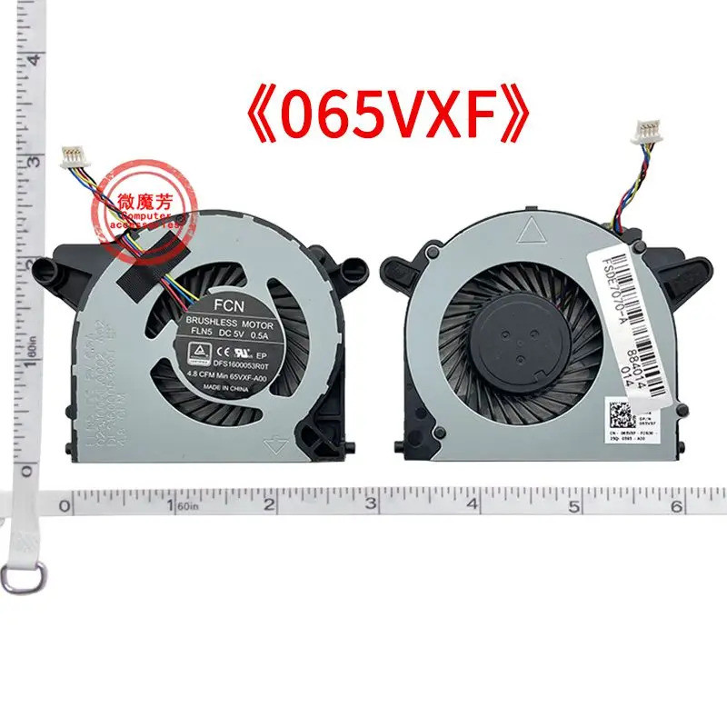 พัดลมระบายความร้อน CPU แล็ปท็อปใหม่สําหรับ DELL OptiPlex 7090 7070 Ultra 65VXF FLN5 DFS1600053R0T CN