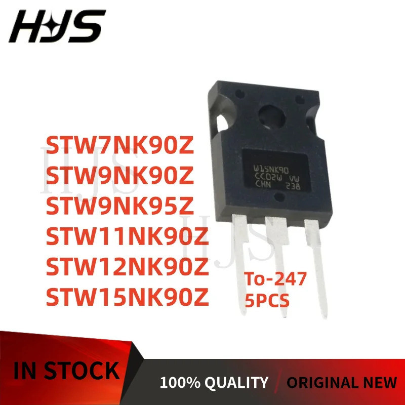 5PCS ใหม่ STW7NK90Z STW15NK90Z STW12NK90Z STW9NK90Z STW9NK95Z STW11NK90Z STW7NK90Z TO-247 W15Z W9K20