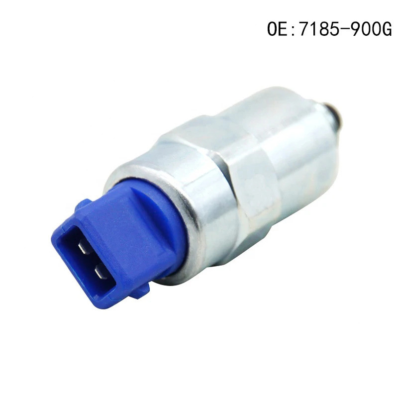 1 PC 12V การใช้ปั๊ม Solenoid สําหรับ Delphi 12V 7185-900G 71630255 1766219 โซลินอยด์วาล์วตัดน้ํามัน Flameout