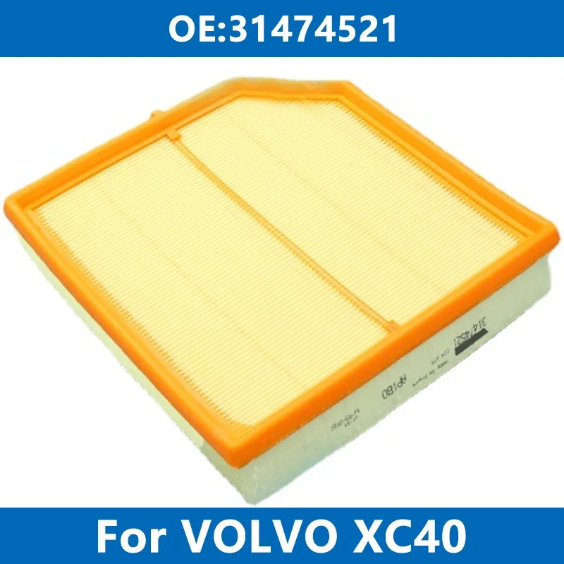 องค์ประกอบทําความสะอาดกรองอากาศรถยนต์ 31474521 สําหรับ VOLVO XC40 D3 D4 T2 T3 T4 T5 1.5 2.0T Hybrid 