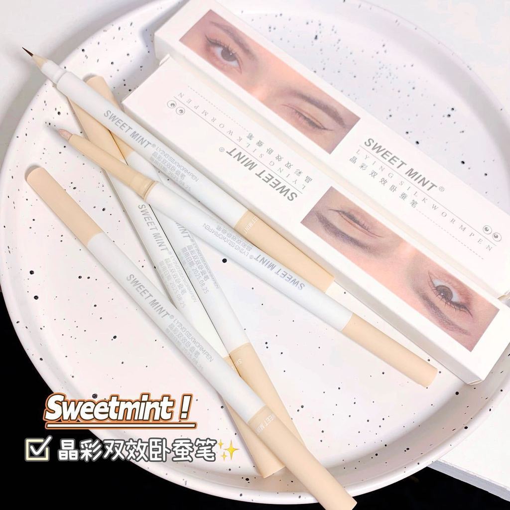 SWEET MINT คริสตัลสี Double-ended Silkworm ปากกา SWEET MINT Double-ended Silkworm ปากกา Pincense Cro