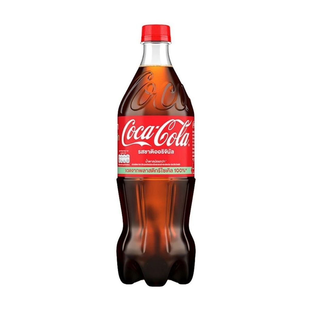 โค้ก น้ำอัดลมรสออริจินัลสูตรน้ำตาลน้อยกว่า Coke Original Less Sugar 1ltr.