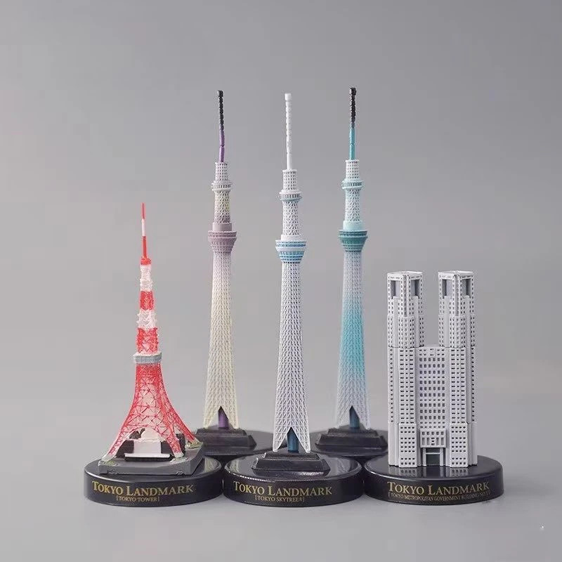 Ocean Hall ของแท้โตเกียว Landmark อาคารรุ่นภูมิภาคจํากัด Tokyo Tower Concubional Hall รุ่นโต๊ะทราย