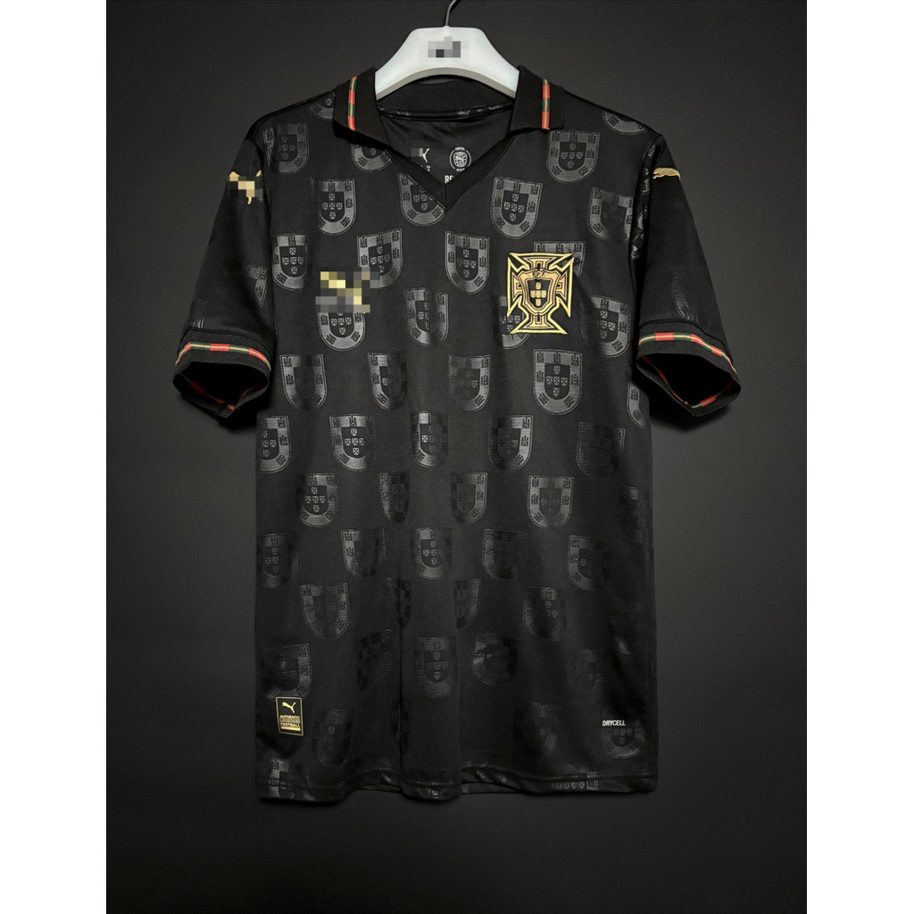 เสื้อทีมชาติโปรตุเกส Eusebio ปี 2025-26 ไซส์ S-4XL คุณภาพพรีเมียม แห้งเร็วและระบายอากาศได้ดี