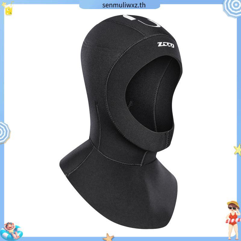 Zcco1 ดําน้ํา 3 มม./5 มม. Neoprene Wetsuit Hood ทนทานยืดดําน้ําหมวก,ท่องความร้อนสําหรับดําน้ําดูปะกา