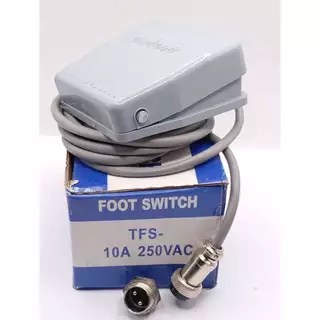 New TFS-201 220Vสวิตช์เหยียบเท้าไฟฟ้า foot switch สวิทช์เท้าเหยียบ มีแจ็ค