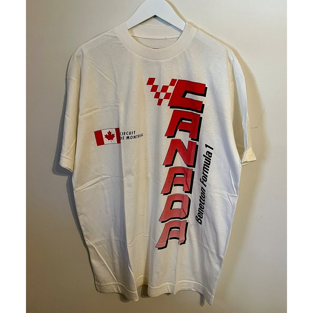 เสื้อยืดลําลองผู้ชายผ้าฝ้าย 100% Benetton Formula 1