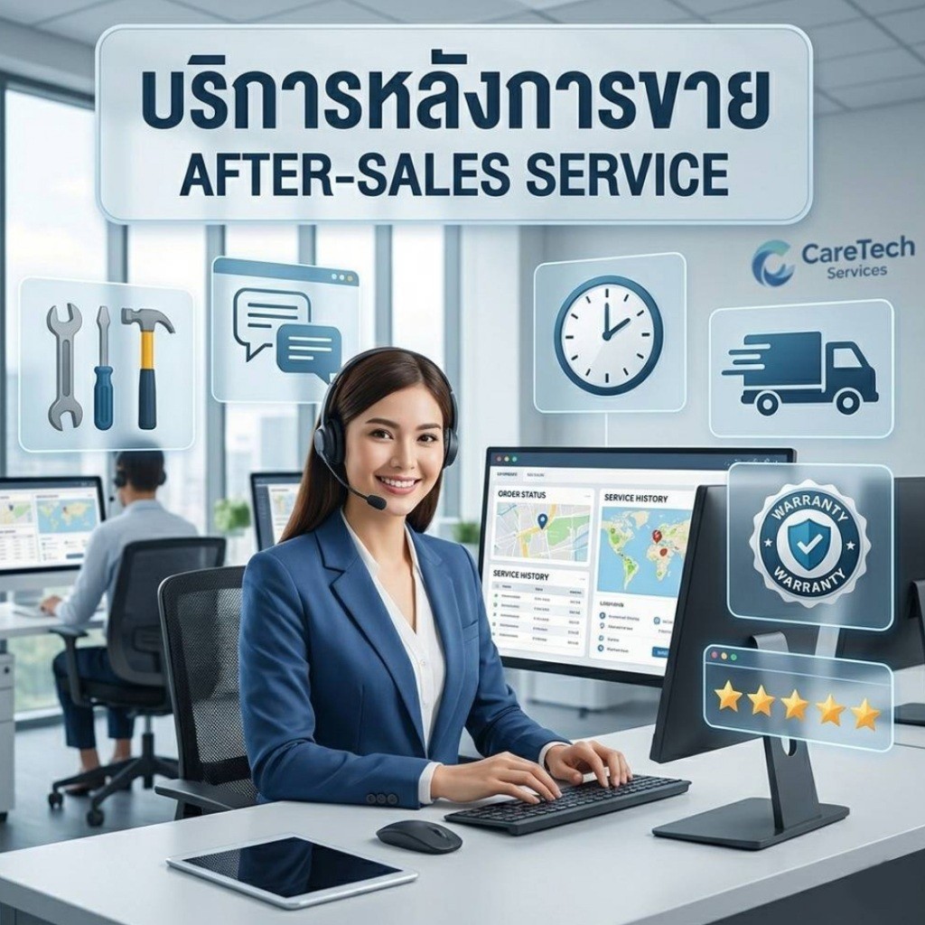 After - Sales Service บริการหลังการขาย เคียงข้างคุณในทุกย่างก้าวของการใช้งาน