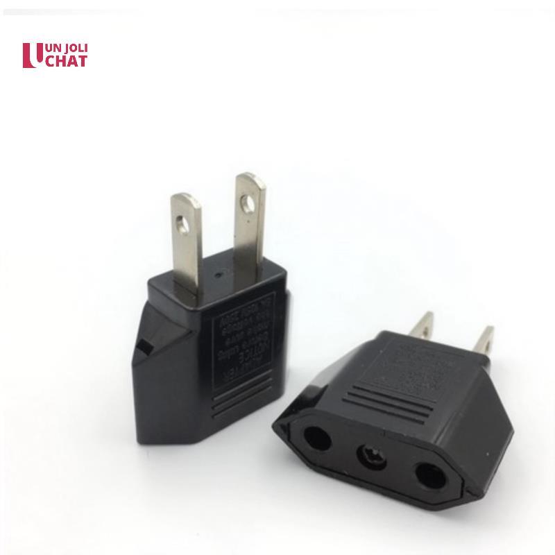 ดี EU Euro Euro Euro Euro Euro Europe to US USA Power Ja Wall Plug Converter Travel Adapter Adaptor 