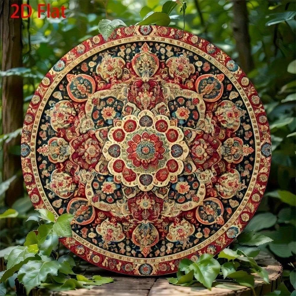 CIFbuy Vintage Retro โลหะป้ายดีบุกเรขาคณิต Wall Decor สําหรับ Bar Cafe Man Cave Rustic Plaque Plaque